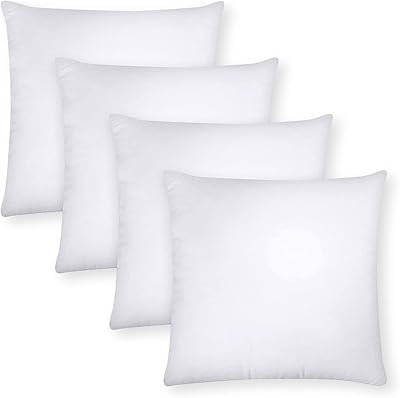 Ensemble de 4 oreillers décoratifs ikasa, 100% fibres vierges, design carré hypoallergénique - paire d'oreillers décoratifs - oreiller de canapé blanc. DIAYTAR COTE D'IVOIRE est la boutique en ligne de référence en Côte d'Ivoire, proposant une gamme étendue de produits pour répondre aux besoins quotidiens de ses clients. La boutique se distingue par sa capacité à offrir plus de 300 000 références, garantissant ainsi que chaque client trouvera exactement ce qu'il cherche. Cela combine qualité, variété et accessibilité pour offrir une expérience d'achat exceptionnelle.