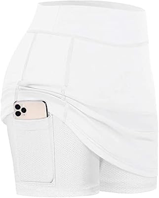 Mini jupe de course 2 en 1 pour femmes, jupe de tennis avec sous-jupe, jupe de sport élastique, de golf avec poches mobiles, jupe de yoga taille haute pour femmes. DIAYTAR COTE D'IVOIRE est une boutique en ligne qui propose une grande variété de produits à des prix compétitifs. Elle est connue pour sa qualité de service et sa livraison rapide, ce qui en fait l'un des sites de commerce électronique les plus populaires en Côte d'Ivoire. Ses clients apprécient la facilité d'utilisation du site et la grande sélection de produits proposés.