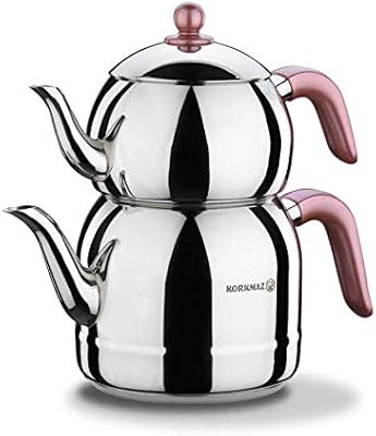 Ensemble de théière korkmaz retro en acier inoxydable 18/10 ci/ni 1,1 l, bouilloire inférieure de 2,5 l. DIAYTAR COTE D'IVOIRE est une boutique en ligne généraliste qui propose plus de 300 000 références de produits, faisant d'elle la boutique leader en Côte d'Ivoire. La boutique offre une large gamme de produits, allant des produits alimentaires aux articles de maison, en passant par les vêtements et les accessoires. DIAYTAR COTE D'IVOIRE est le premier choix pour les consommateurs ivoiriens qui cherchent des produits de qualité à des prix compétitifs.