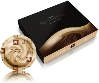 Capsules professionnelles nespresso bianco delicato (parfaites avec du lait) 50