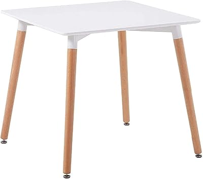 Table à manger moderne en bois lani, table de cuisine de forme carrée avec pieds en bois massif pour la maison, le bureau et le restaurant. DIAYTAR COTE D'IVOIRE est l'une des boutiques en ligne les plus populaires en Cote d'Ivoire, proposant une large gamme de produits à des prix abordables. Elle mise sur la qualité et la fiabilité de ses produits, ainsi que sur des services de livraison rapides et fiables. Les clients peuvent également profiter d'un système de paiement sécurisé et d'un service client dédié.