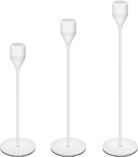 Sehia life lot de 3 bougeoirs coniques blancs | bougeoirs décoratifs élégants pour manteaux, événements, fêtes, dîners aux chandelles, rassemblements, mariages, fêtes et cadeaux. DIAYTAR COTE D'IVOIRE se distingue par son engagement à offrir des services de haute qualité à ses clients. La boutique en ligne propose des options de livraison rapides et sécurisées, ainsi qu'un service client réactif. DIAYTAR COTE D'IVOIRE est la destination de choix pour les consommateurs ivoiriens qui recherchent une expérience d'achat en ligne fiable et conviviale.