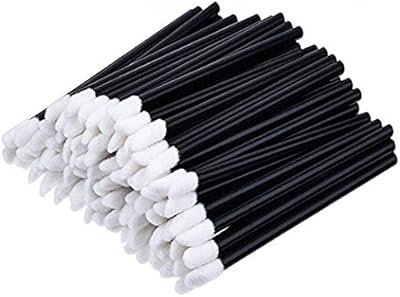 100 pièces/ensemble pinceaux de maquillage pour les lèvres jetables rouge à lèvres brillant