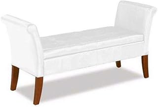 Banc en cuir avec rangement