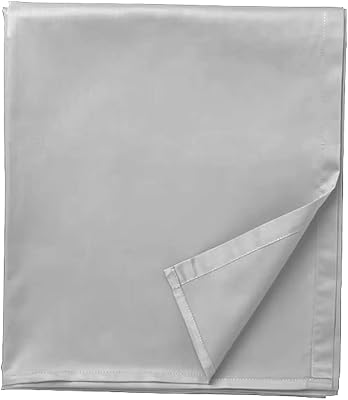 Drap plat queen size exclusif orchard, taille 220 x 280 cm, percale grise