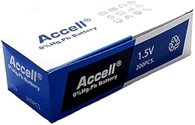 Piles pour montre excel lr44/ a76/ 1,5 v - 200 pièces