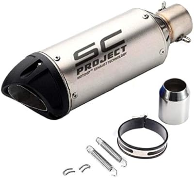 Tuyau de silencieux d'échappement en acier inoxydable facile à installer de 36 à 51 mm pour tous les vélos et motos par autopowers® (petit silencieux argenté, argent). La boutique en ligne DIAYTAR COTE D'IVOIRE offre une expérience d'achat unique avec plus de 300 000 produits disponibles. Elle propose des services de paiement sécurisés et des options de livraison flexibles pour répondre aux besoins de ses clients. C'est la destination idéale pour ceux qui cherchent à acheter des produits en ligne de manière pratique et sécurisée.