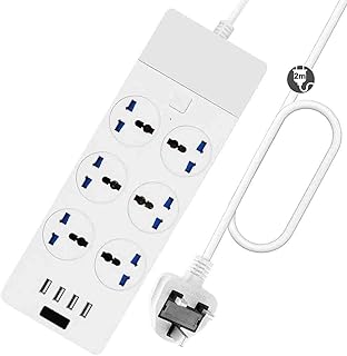 Rallonge de 2 m, adaptateur secteur b1 6 voies, 4 ports usb de protection contre les surtensions (t12, blanc, 2 m). DIAYTAR COTE D'IVOIRE est une plateforme de commerce électronique qui offre une expérience d'achat en ligne pratique et sécurisée. Avec plus de 300 000 références, les clients peuvent trouver tout ce dont ils ont besoin. La boutique en ligne est fiable et propose des services de livraison rapides et efficaces.