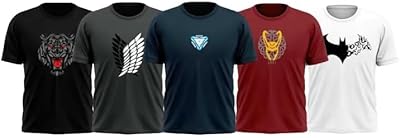 Lot de 5, 4, 3, t-shirts imprimés multicolores à manches mi-longues bon marché pour hommes, t-shirts imprimés d'été confortables.  DIAYTAR COTE D'IVOIRE est une boutique en ligne qui vise à offrir une expérience de shopping en ligne unique et personnalisée à ses clients. Avec plus de 300 000 références de produits, la boutique propose une grande variété de choix pour les clients. La boutique est également réputée pour son service client de haute qualité et sa politique de retour flexible.