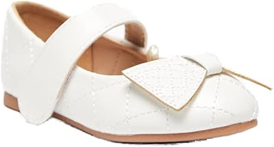 Chaussures mary jane décorées de nœuds pour filles bs138-22073 avec fermeture velcro