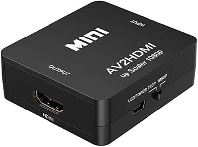 Convertisseur audio vidéo wishlink ca vers hdmi, mini convertisseur audio vidéo cvbs 1080p prenant en charge pal/ntsc pour tv, ordinateur, lecteurs stb vers dvd vhs/magnétoscope/blu-ray (noir). DIAYTAR COTE D'IVOIRE est la référence pour le shopping en ligne en Côte d'Ivoire, offrant plus de 300000 produits dans une variété de catégories. Nous nous efforçons de fournir les meilleurs prix et une livraison rapide et fiable pour que vous puissiez profiter de votre expérience d'achat en toute confiance.