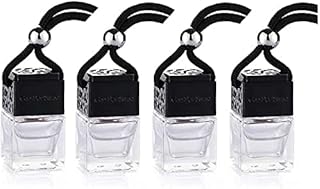 Castwave 4 pièces bouteilles de parfum en verre vides à suspendre, désodorisant diffuseur