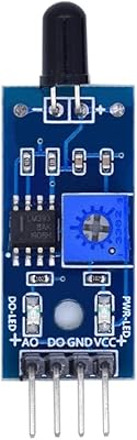Module de capteur de détecteur de flamme infrarouge soldot module récepteur infrarouge lm393