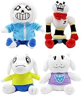 Jouet en peluche 4 pièces/ensemble jouets en peluche 20-30 cm sans papyrus asriel
