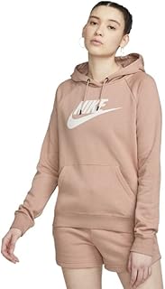 Sweat à capuche dri-fit academy pour femmes, rose/blanc, l, rose/blanc, l, rose, blanc