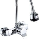 Robinet de cuisine professionnel à économie d'eau, robinet d'eau chaude et froide