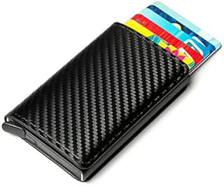 Faux porte-cartes en aluminium et fibre de carbone pour hommes, portefeuille avec blocage rfid, boîtier en métal, étui mince pour cartes de visite, porte-cartes d'identité. DIAYTAR COTE D'IVOIRE est la référence en matière de boutique en ligne en Côte d'Ivoire, avec plus de 300 000 références de produits dans son catalogue. La boutique propose une large gamme de produits, des marques locales aux marques internationales, pour satisfaire les besoins de tous les consommateurs. La satisfaction client est au cœur de sa stratégie, avec des services de livraison rapides et fiables.
