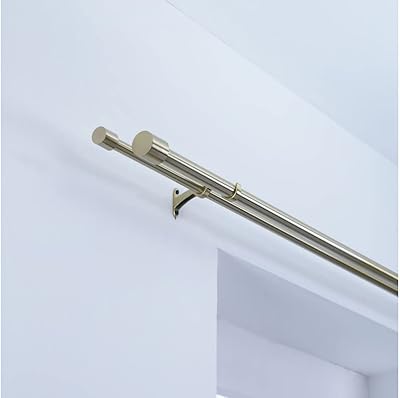 Tringle à rideau double extensible pan emirates 25/22 mm - 19/16 mm, 132x365 cm, or doux. DIAYTAR COTE D'IVOIRE est la référence pour les achats en ligne en Cote d'Ivoire, avec une sélection immense de produits. Les clients peuvent trouver tout ce dont ils ont besoin, des produits de beauté aux accessoires de maison, sur cette plateforme. L'expérience d'achat est rendue facile et sécurisée.
