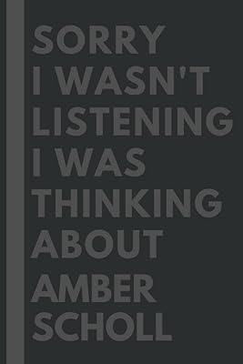 Désolé, je n'écoutais pas, je pensais à amber scholl : carnet de composition