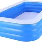 Piscine gonflable pour enfants en pvc coolbaby, grande piscine familiale extérieure, piscine