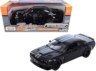2018 dodge challenger srt hellcat widebody noir avec rayures blanches 1/24 voiture moulée sous pression par motormax 79350bk. La boutique en ligne DIAYTAR COTE D'IVOIRE se distingue par sa large sélection de produits, allant des électroménagers aux articles de mode, en passant par les produits high-tech, permettant ainsi aux consommateurs de trouver tout ce dont ils ont besoin sous un même toit.