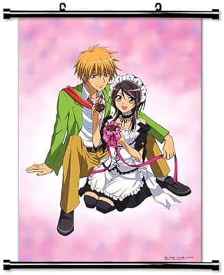 Affiche murale enroulable sur toile imprimée kaichou wa maid sama (16" x 23")