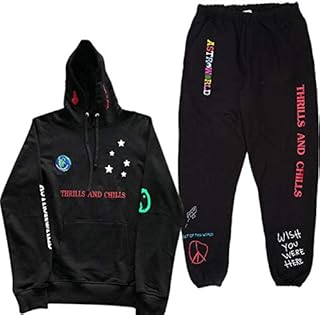 Travis scott astroworld lettre imprimée femmes hommes pantalons de jogging hip hop vêtements