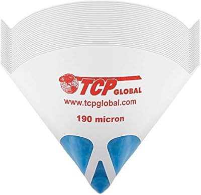 Paquet de 50 crépines à peinture tcp global avec pointes de filtre fines