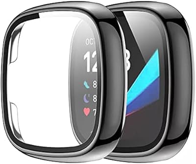 Coque complète dado compatible avec fitbit versa 3 et sense pour une protection