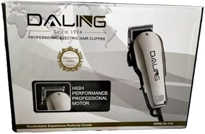 Tondeuse à cheveux électrique professionnelle robuste daling dl-1135 pour hommes (portée 0-12 m). Avec plus de 300000 références, DIAYTAR COTE D'IVOIRE répond aux besoins les plus variés des consommateurs. De la mode à la maison, en passant par les produits high-tech, la boutique en ligne propose une offre exhaustive qui répond aux attentes des acheteurs. La navigation sur le site est intuitive, permettant aux clients de trouver facilement ce qu'ils cherchent.
