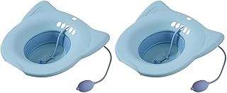 Toilettes portatives healifty 2 ensembles ou baignoire de soulagement, chasse d'eau spéciale
