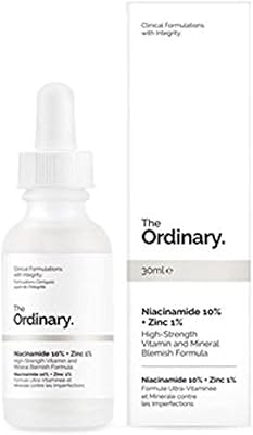 Niacinamide 10% zinc 1% de new the ordinary agit pour traiter les irritations