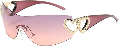 Lunettes de soleil xspring y2k, protection uv400 sans monture, lunettes de soleil tendance des années 2000, lunettes de soleil surdimensionnées, légères et simples pour femmes, lunettes de soleil tendance pour femmes et hommes. Notre boutique en ligne généraliste DIAYTAR COTE D'IVOIRE offre une sélection incroyable de produits pour hommes, femmes et enfants, ainsi que pour la maison et le jardin. Nous nous efforçons de vous fournir les meilleures marques et les dernières tendances à des prix défiant toute concurrence.