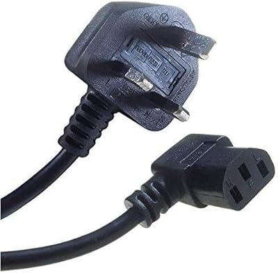 Connecteur de bouilloire électrique de curve c13 90 degrés vers prise britannique, câble