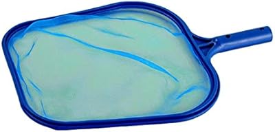 Poncherishae feuille d'écumoire de piscine, maille fine et plate, filet d'eau, pince à