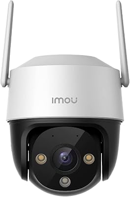 Caméra panoramique/inclinaison wifi imou 1080p, couleur, ir 30 mt, sirène et lumière blanche