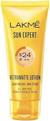 Lakme sun expert spf 24 pa++ lotion solaire ultra mate pour bloquer jusqu'à