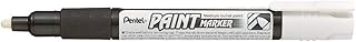 Stylo de couleur pentel bullet tip, encre blanche, 1 paquet de 12 marqueurs