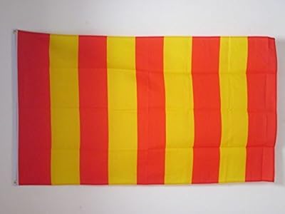 Az flag drapeau rayé rouge et jaune 3 x 5 pieds - drapeaux