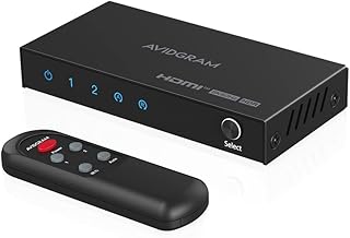 Adaptateur hdmi 2.1 8k 60 hz, adaptateur hdmi avidgram 2 en 1 avec