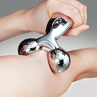 Balle de massage facial 3d en forme de v, boule de massage facial
