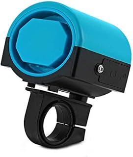Sonnette électronique forte, support de sirène pour vélo et moto vtt route, bleu