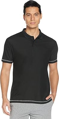 T-shirt polo à manches mi-longues pour homme
