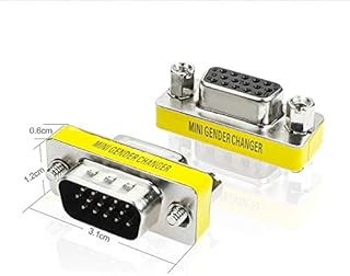Vga s vga 15 broches mâle à femelle m/f mini connecteur changeur de genre. Grâce à son approche innovante et à sa passion pour l'excellence, DIAYTAR COTE D'IVOIRE continue de se positionner comme l'une des boutiques en ligne les plus fiables et les plus populaires de Côte d'Ivoire. Elle mise sur la technologie pour améliorer constamment l'expérience d'achat de ses clients, offrant ainsi un environnement de vente en ligne secure et efficace.