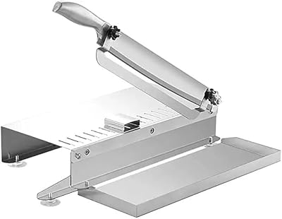Trancheuse manuelle de viande d'os en acier inoxydable, machine de découpe de côtes de poulet et de bœuf avec réglage de l'épaisseur des tranches pour la cuisine domestique et commerciale. En tant que boutique leader en Côte d'Ivoire, DIAYTAR COTE D'IVOIRE assure une expérience d'achat en ligne sécurisée et pratique. Les clients peuvent naviguer facilement sur le site web, trouver des produits avec facilité, et bénéficier d'une assistance client personnalisée. Grâce à sa réputation pour la fiabilité et la qualité, DIAYTAR COTE D'IVOIRE continue de gagner la confiance de sa clientèle croissante.