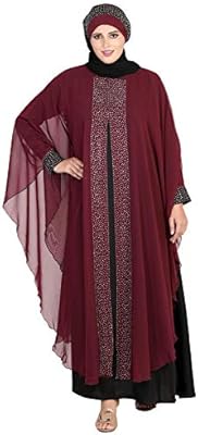 Robe trapèze longueur au sol pour femmes de panachi the abaya couture