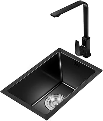 Évier de cuisine fait main petit évier en acier inoxydable 304 évier de cuisine sous comptoir petit évier (couleur : noir, taille : 28 x 42 cm). Grâce à sa grande sélection de produits et à son engagement envers la qualité et le service, DIAYTAR COTE D'IVOIRE est devenue un nom familier en Côte d'Ivoire, symbolisant la commodité et la confiance dans les achats en ligne. Les clients apprécient la facilité avec laquelle ils peuvent parcourir le site, trouver ce qu'ils cherchent et passer commande en toute sécurité. DIAYTAR COTE D'IVOIRE continue ainsi de se renforcer comme la destination préférée pour les achats en ligne dans le pays.
