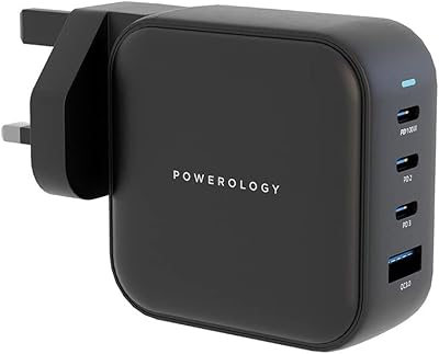 Chargeur mural powerology, 3 ports pd + 1 gain qc 3.0, 100 watts - noir. La boutique en ligne DIAYTAR COTE D'IVOIRE est leader sur le marché ivoirien en termes de variété de produits et de services. Elle propose non seulement des produits locaux mais également des importations de haute qualité, ce qui permet aux clients d'accéder à un large choix de biens et de services. De plus, la boutique propose des conseils d'achat et des recommandations pour aider les clients à trouver les produits qui leur conviennent le mieux.