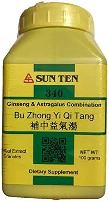 Sun ten - ginseng et astragale combinati bu zhong yi qi tang granulés