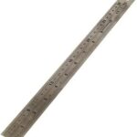 Règle métallique en acier inoxydable bellatm - règle droite de mesure double face